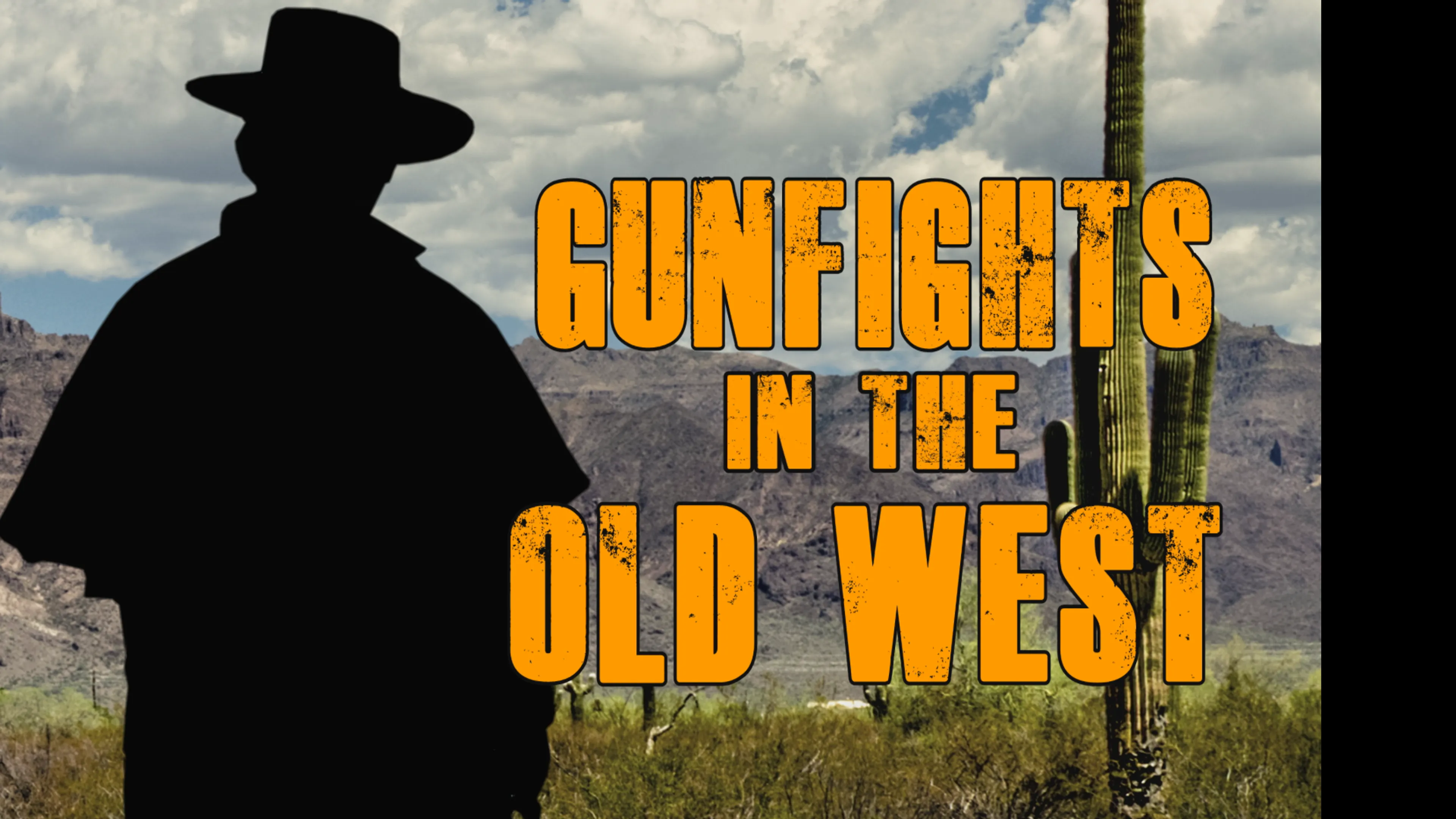 Gunfights in the Old West poster